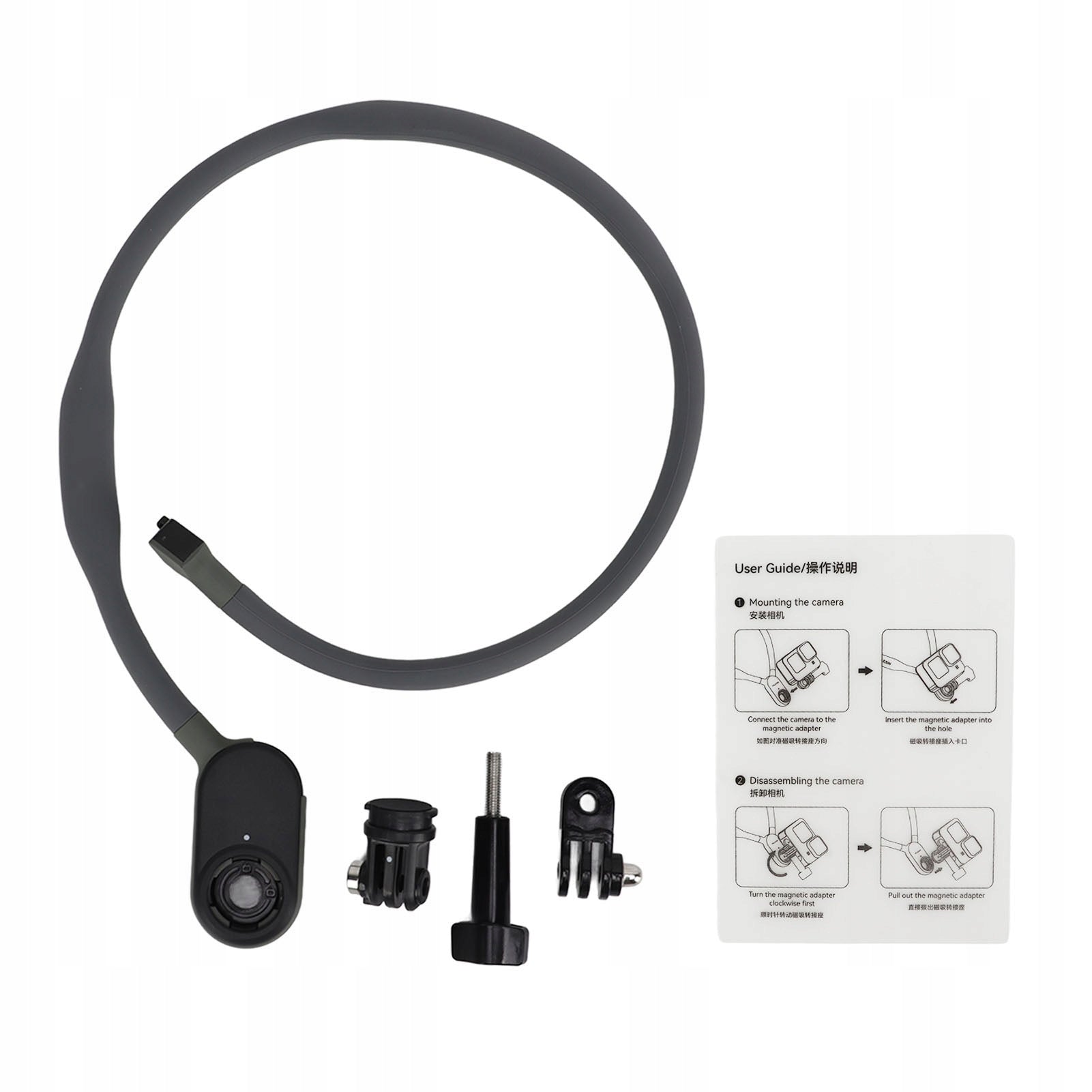 TELESIN MAGNETIC NECK HOLDER 360 DEGREE ROTATION NECKLACE WITH YH