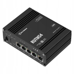 TELTONIKA RUTM54 5G LTE Router - 3.4 Gbps, Dual-Band WiFi, eSIM, Gigabit Ethernet Manufacturer code RUTM54000000