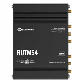 TELTONIKA RUTM54 5G LTE Router - 3.4 Gbps, Dual-Band WiFi, eSIM, Gigabit Ethernet