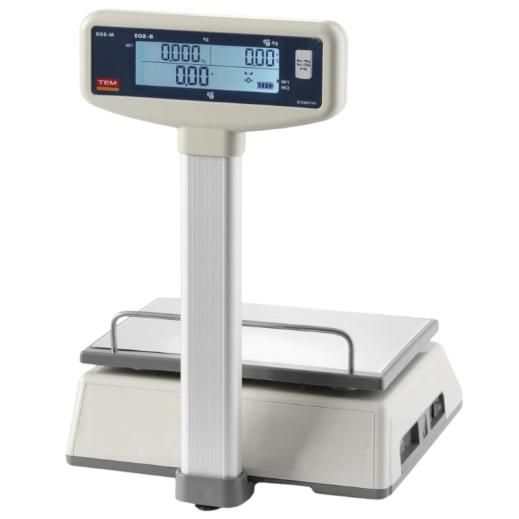 TEM LCD calculation shop scale with legalization and boom 15kg/2g Packaging status original