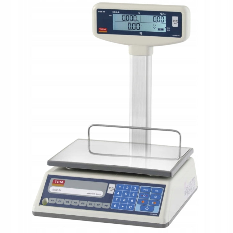 TEM LCD calculation shop scale with legalization and boom 15kg/2g