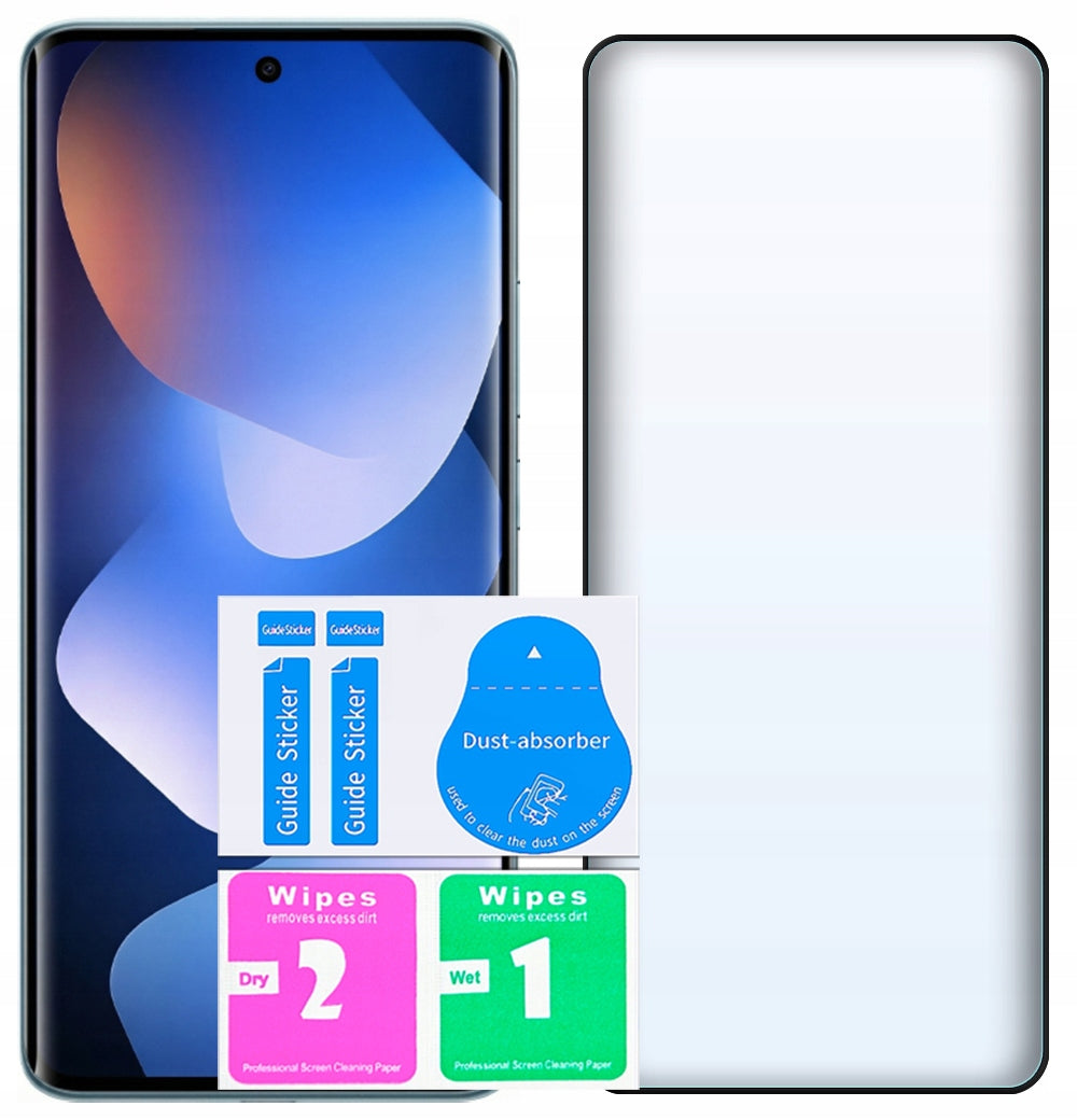 TEMPERED GLASS FOR XIAOMI REDMI NOTE 15 CURVED SIDE EDGES Manufacturer code SZKŁO HARTOWANE XIAOMI REDMI NOTE 15 5G / 4G