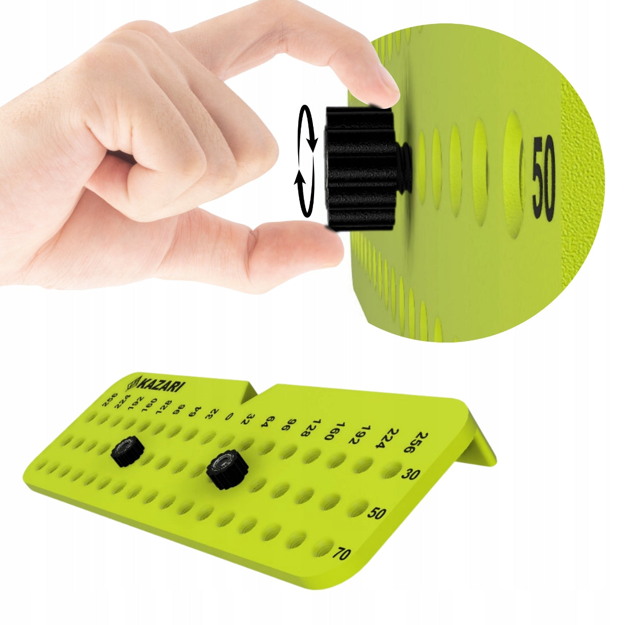 TEMPLATE FOR DETERMINING THE HOLES OF HANDLES FOR CABINET FRONTS EAN (GTIN) 5907057048953