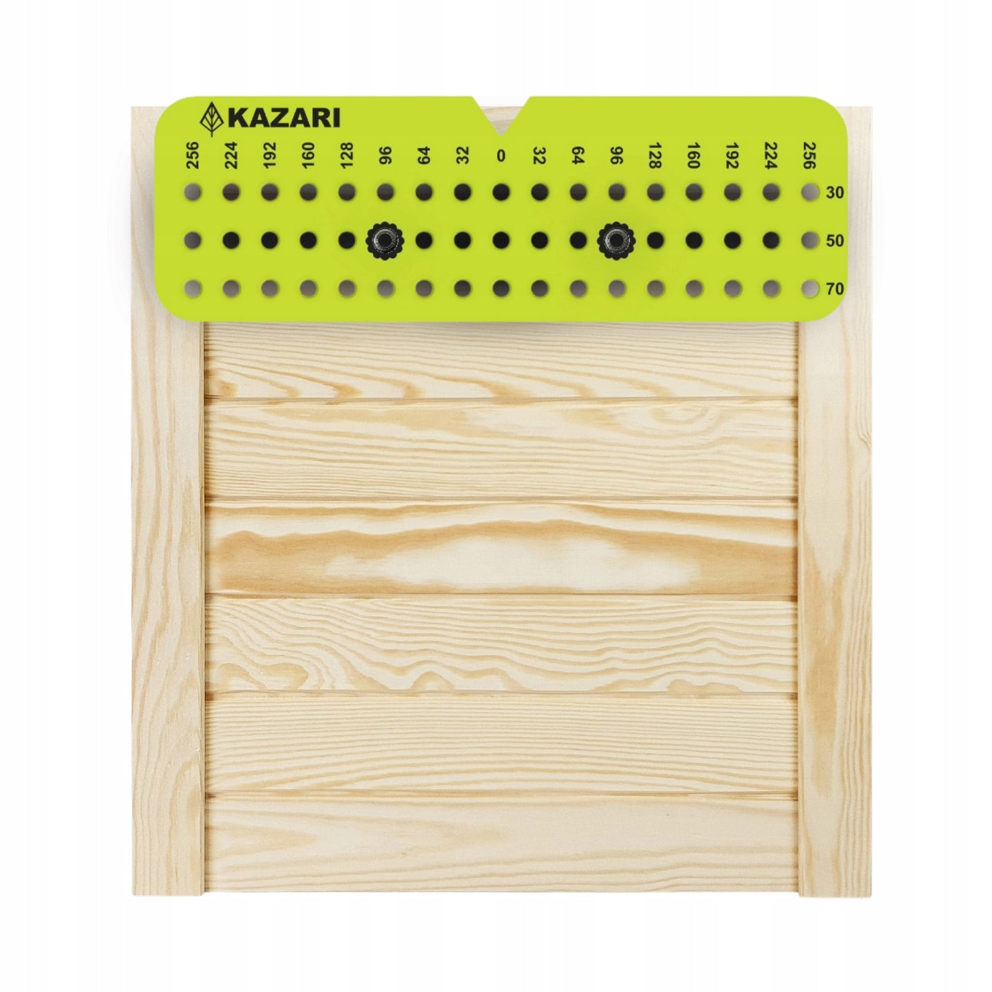 TEMPLATE FOR DETERMINING THE HOLES OF HANDLES FOR CABINET FRONTS Manufacturer code KAZ.SZA.05
