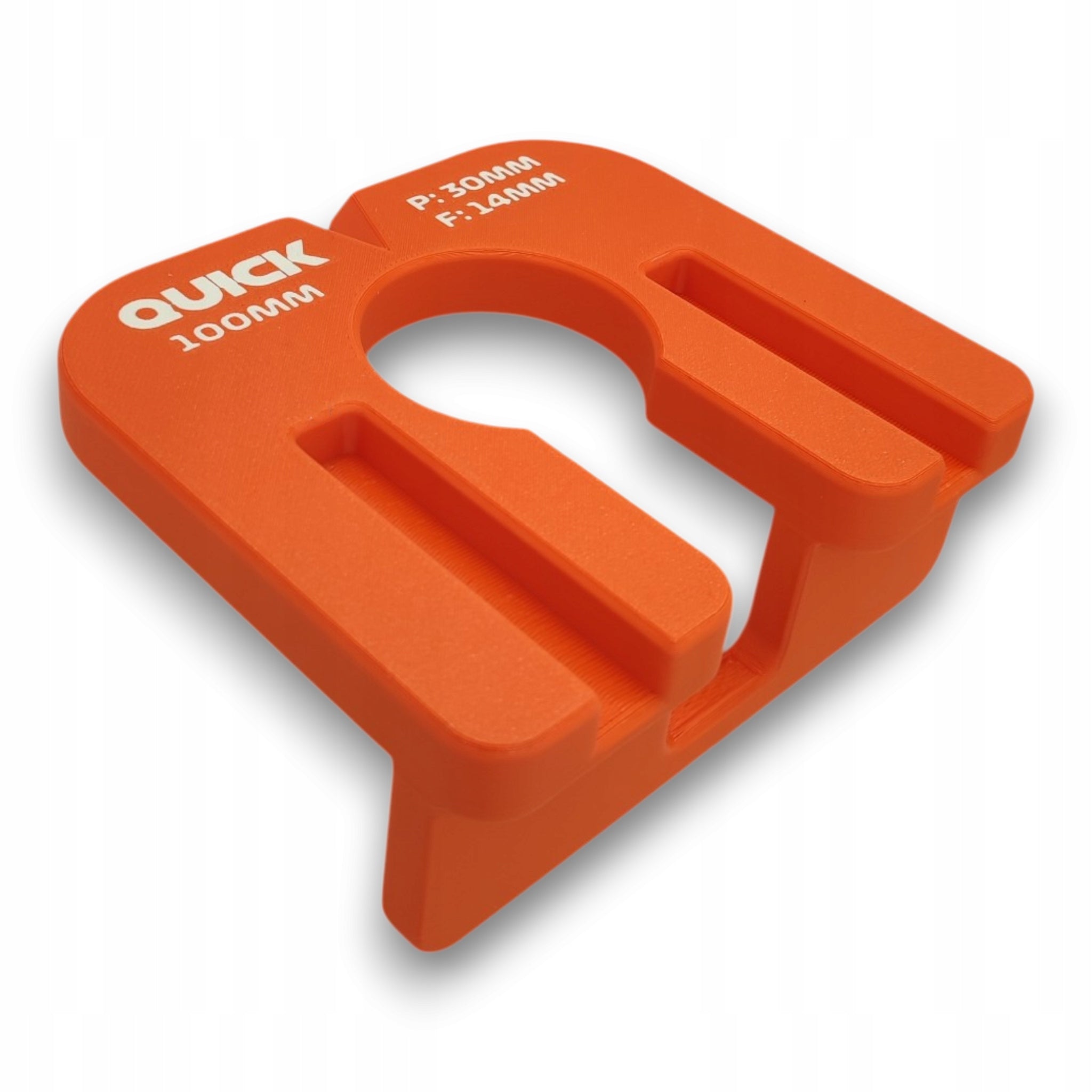 TEMPLATE FOR FURNITURE CONNECTOR QUICK 100MM CUTTER 14MM Material synthetic material