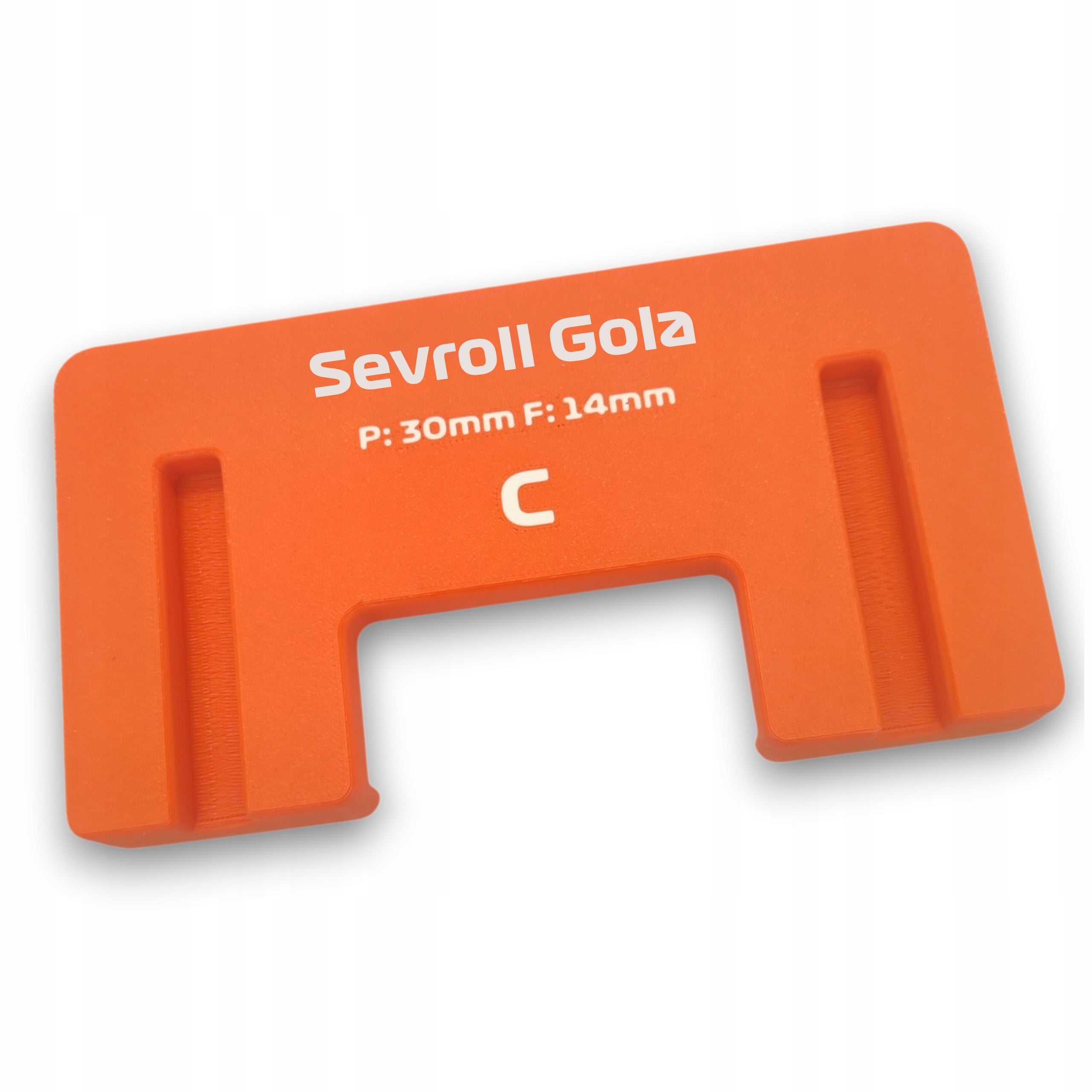 TEMPLATE FOR MILLING HANDLES SEVROLL GOLA TEMPLATE FOR CUTTING Material synthetic material