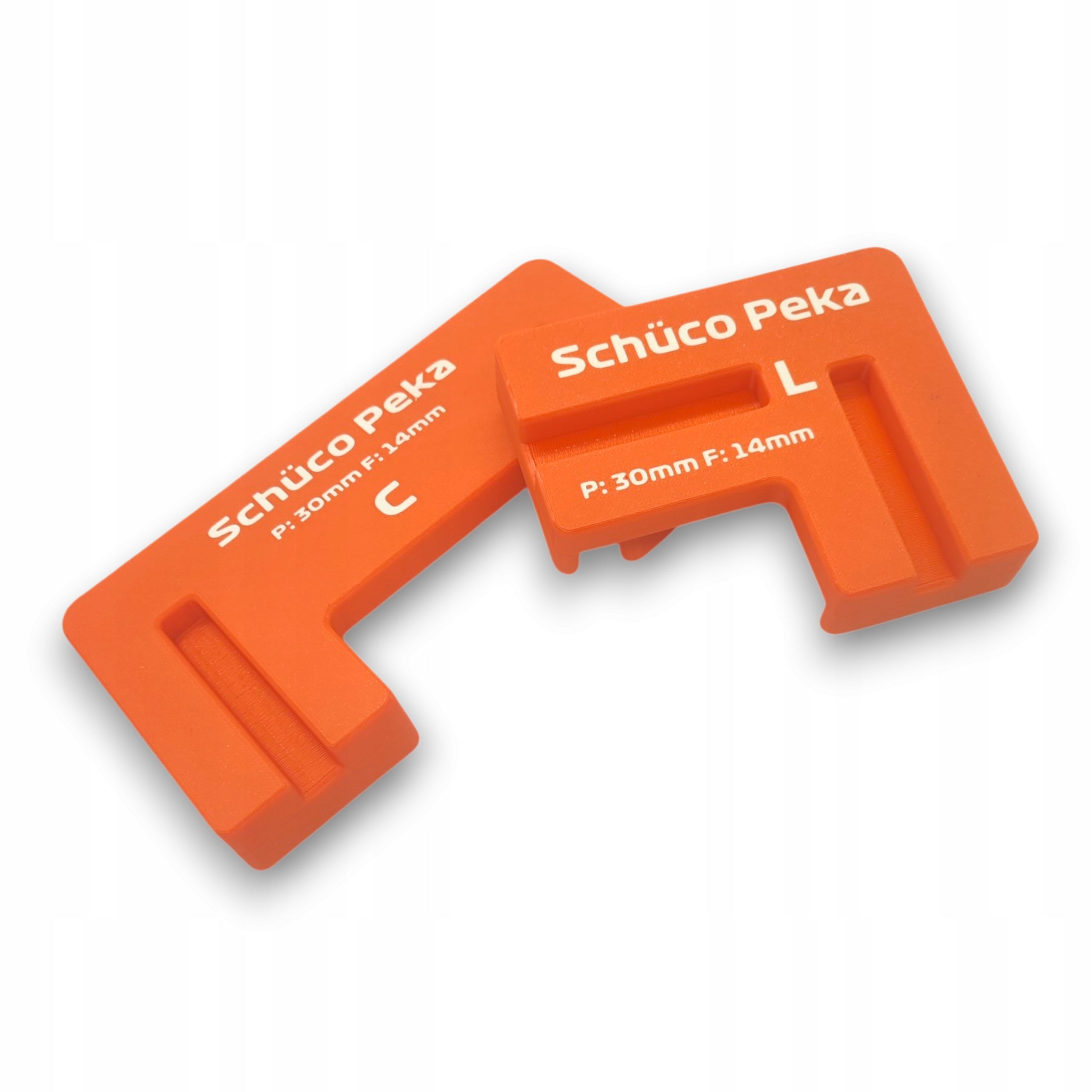 TEMPLATE FOR MILLING TROUGH HANDLES SCHÜCO PEKA STENCIL Packaging status original