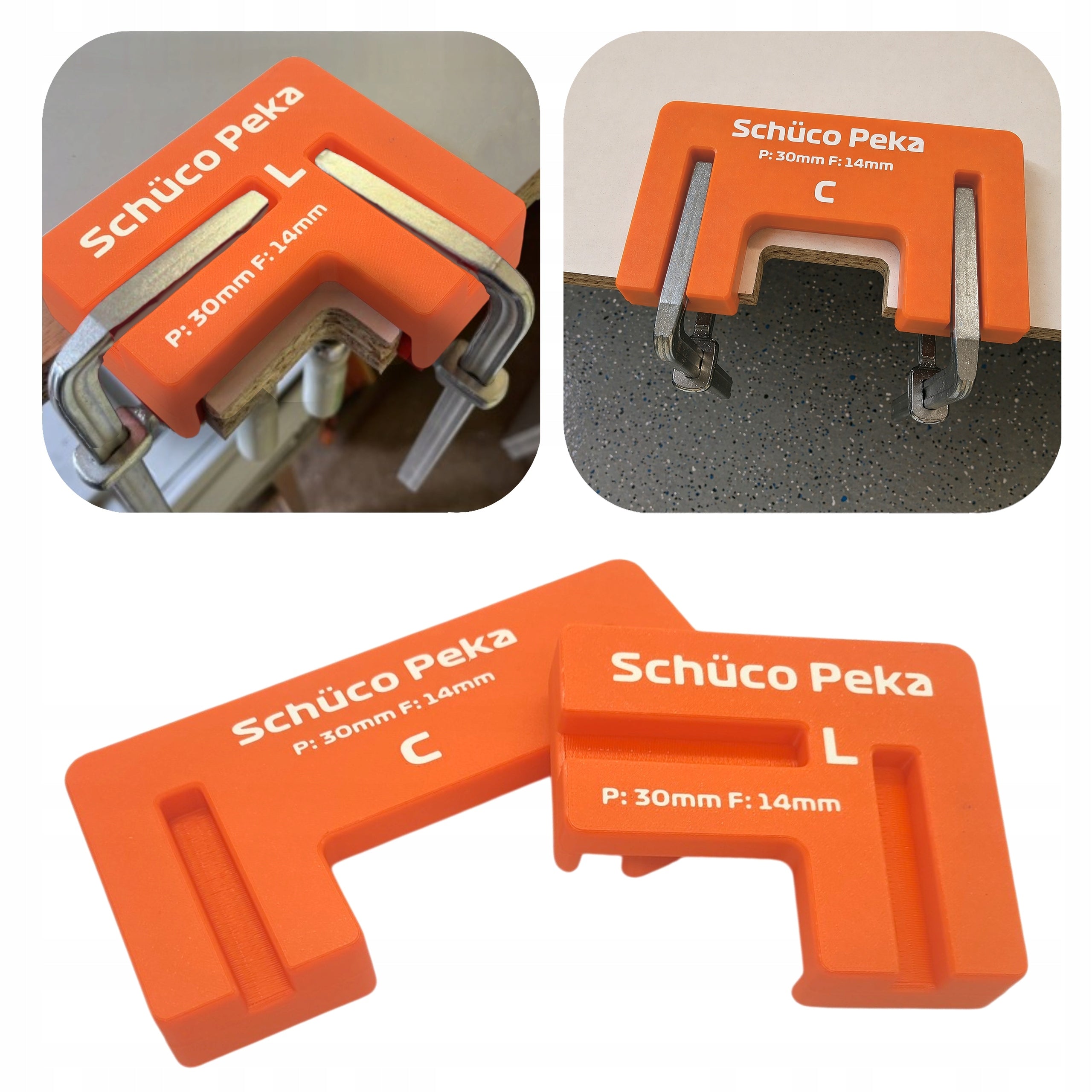TEMPLATE FOR MILLING TROUGH HANDLES SCHÜCO PEKA STENCIL
