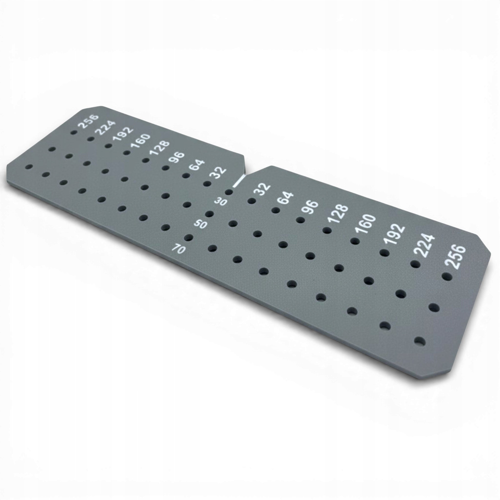 TEMPLATE STENCIL FOR FURNITURE HANDLES ADJUSTABLE FOR PRECISE DRILLING Material synthetic material