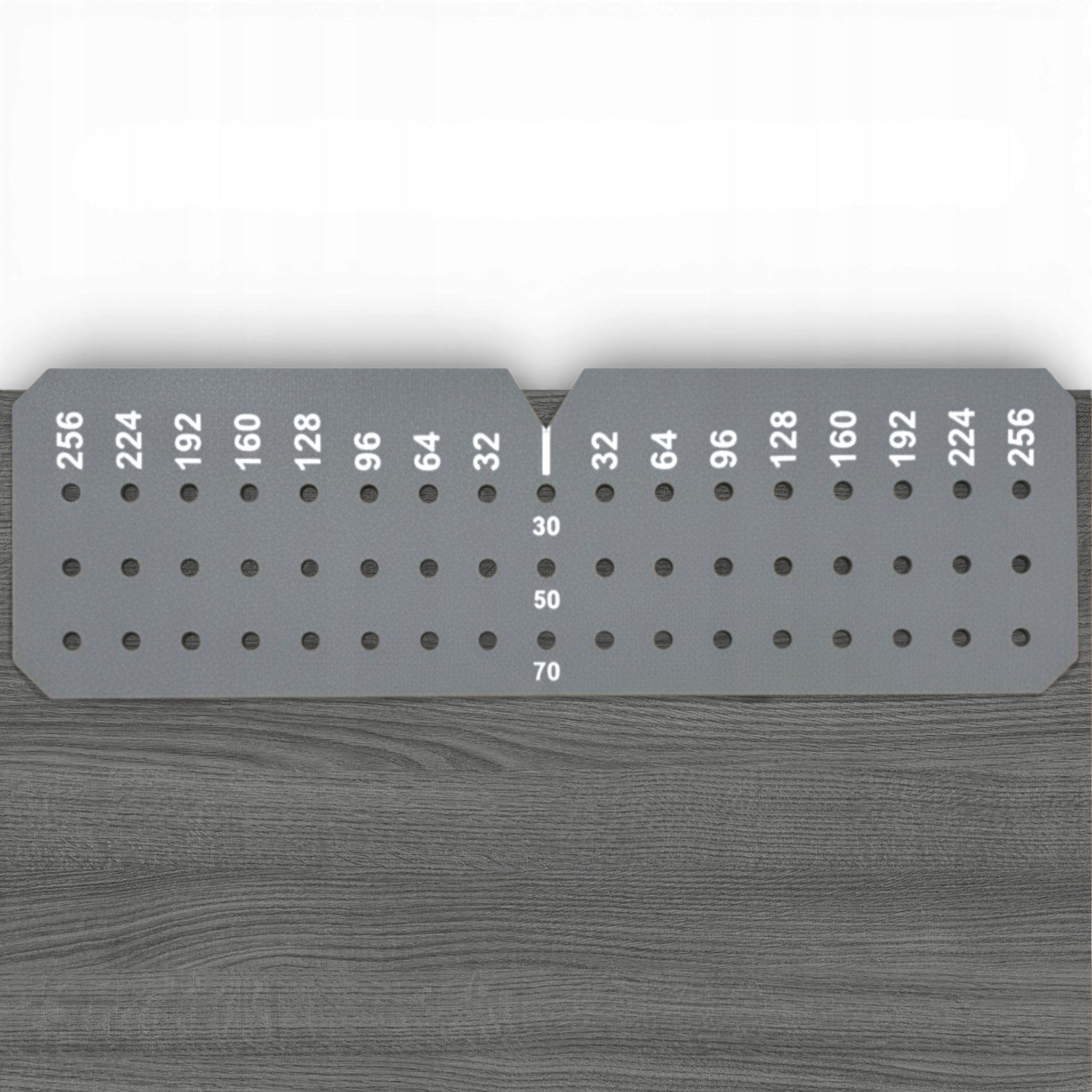 TEMPLATE STENCIL FOR FURNITURE HANDLES ADJUSTABLE FOR PRECISE DRILLING Product weight with unit packaging 1 kg