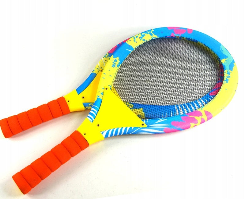 TENNIS BADMINTON PADEL FOR CHILDREN BEACH SET RACKETS SHUTTLECOCK BALL Manufacturer code 4415