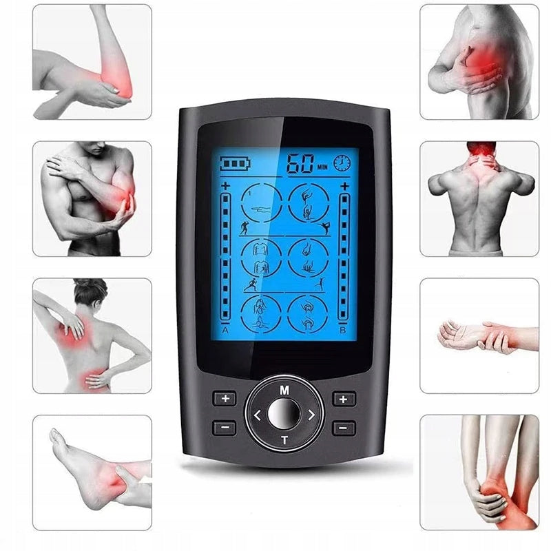 TENS EMS 36-mode 10W Abdominal Muscle Electrostimulator Color black