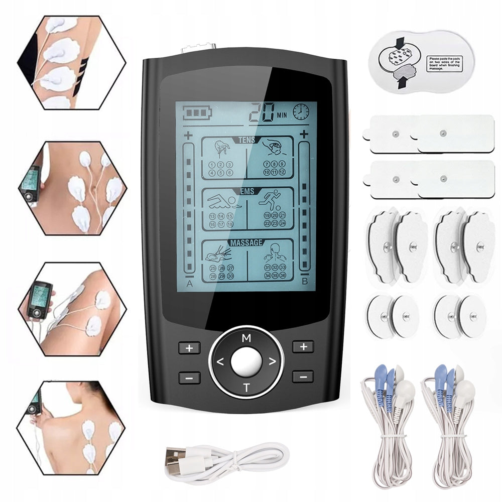 TENS/EMS DEVICE FOR ELECTRICAL STIMULATION, ELECTRICAL NERVE STIMULATION