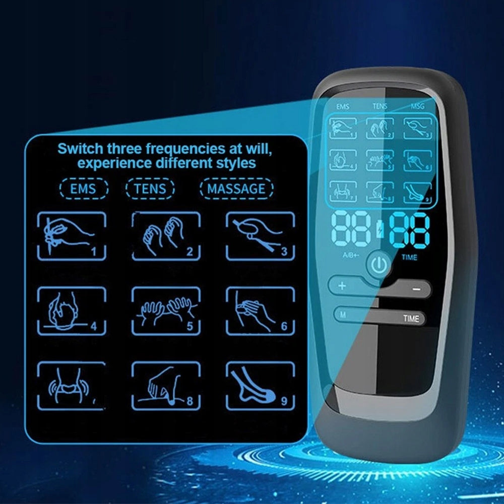 TENS EMS Electrostimulator Professional Muscle Stimulator Massager MSG 3IN1 Packaging status original