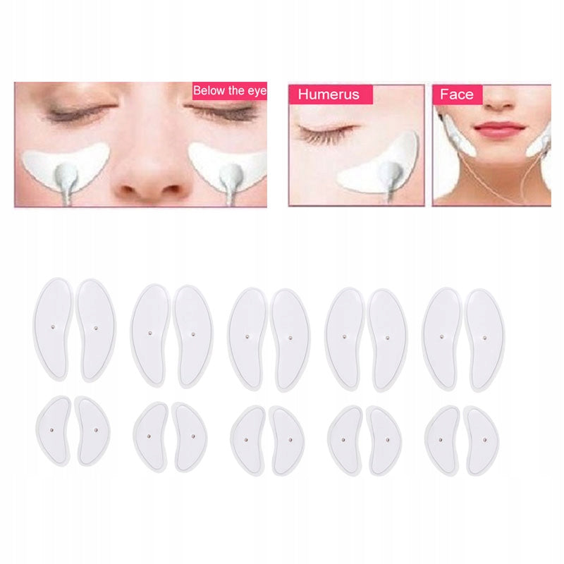 TENS EMS FACE GEL ELECTRODES 4 Pieces Manufacturer code 1212