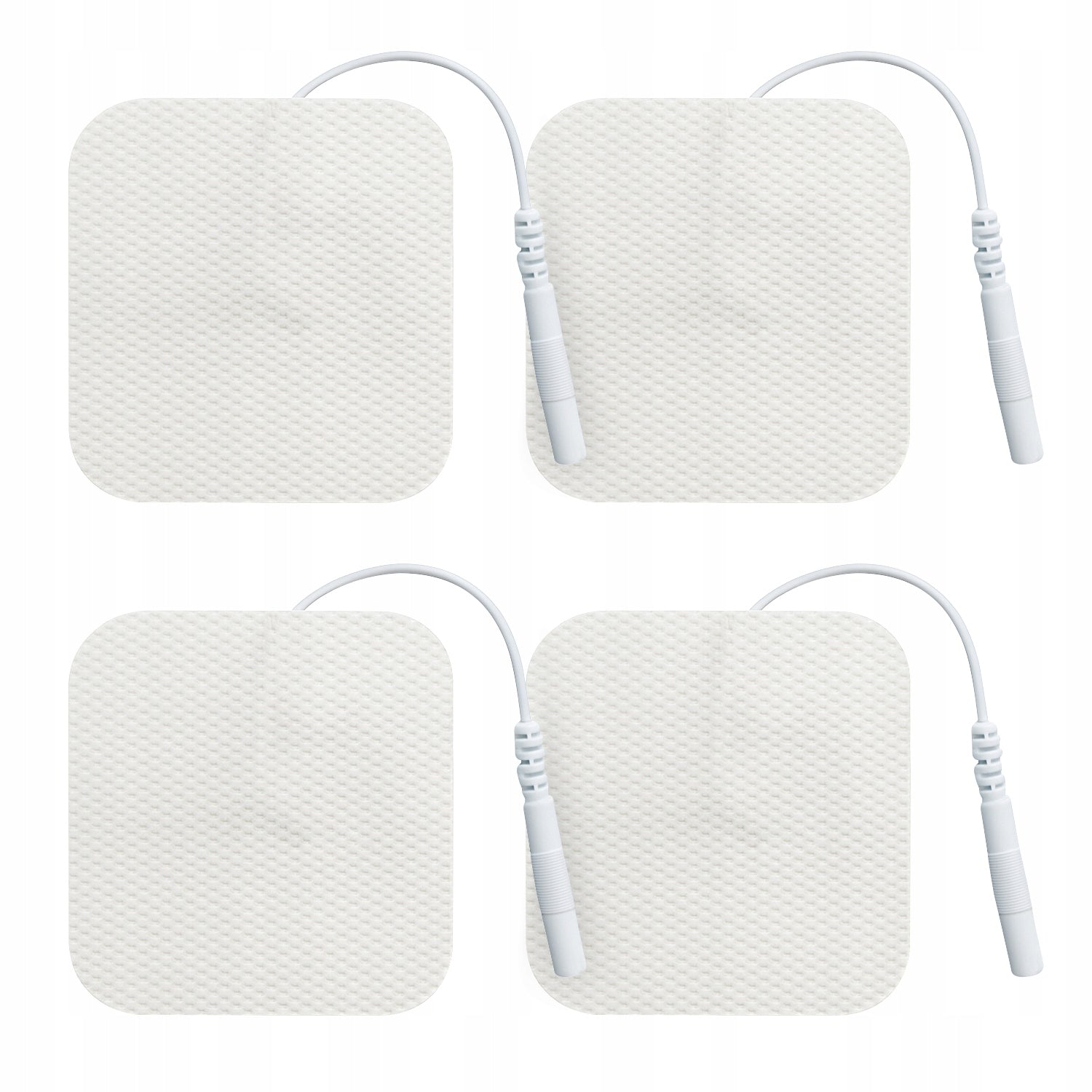 TENS EMS GEL ELECTRODES FOR ELECTROSTIMULATION OVERLAY 4 pcs 5x5 cm Manufacturer code 37672