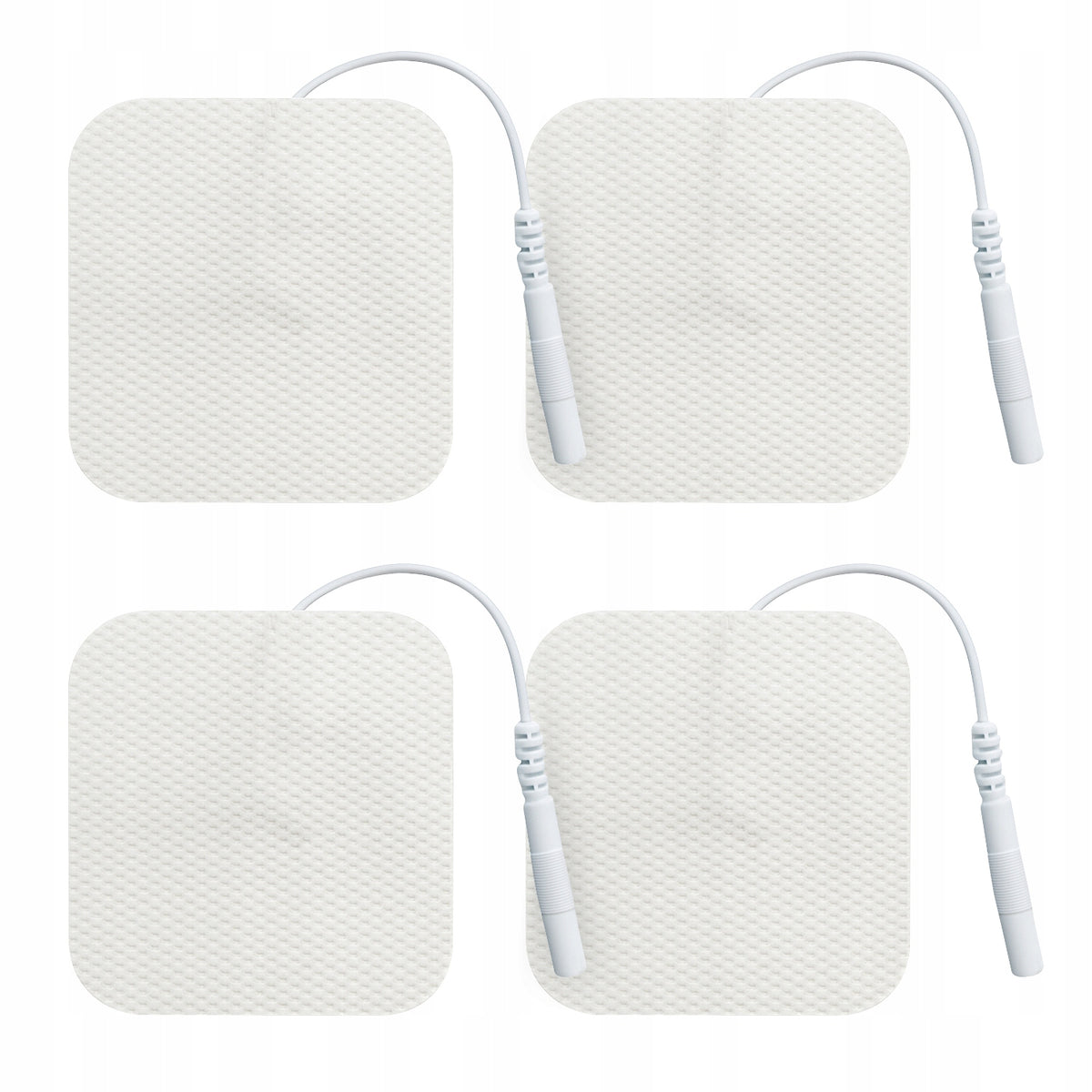 TENS EMS GEL ELECTRODES FOR ELECTROSTIMULATION OVERLAY 4 pcs 5x5 cm Manufacturer code 37672