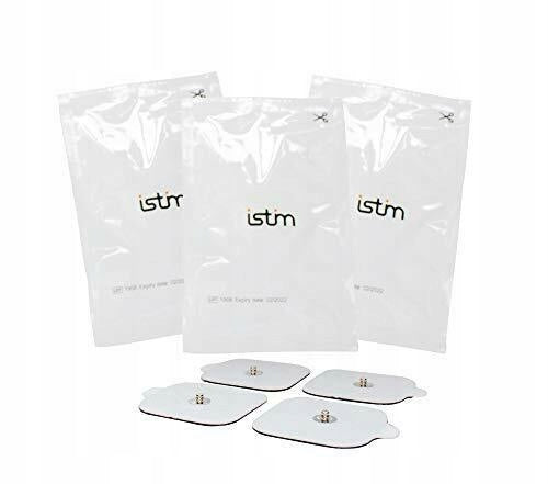 TENS EMS GEL ELECTRODES FOR ELECTROSTIMULATION SANITAS BEURER BUTTON 4 PACK