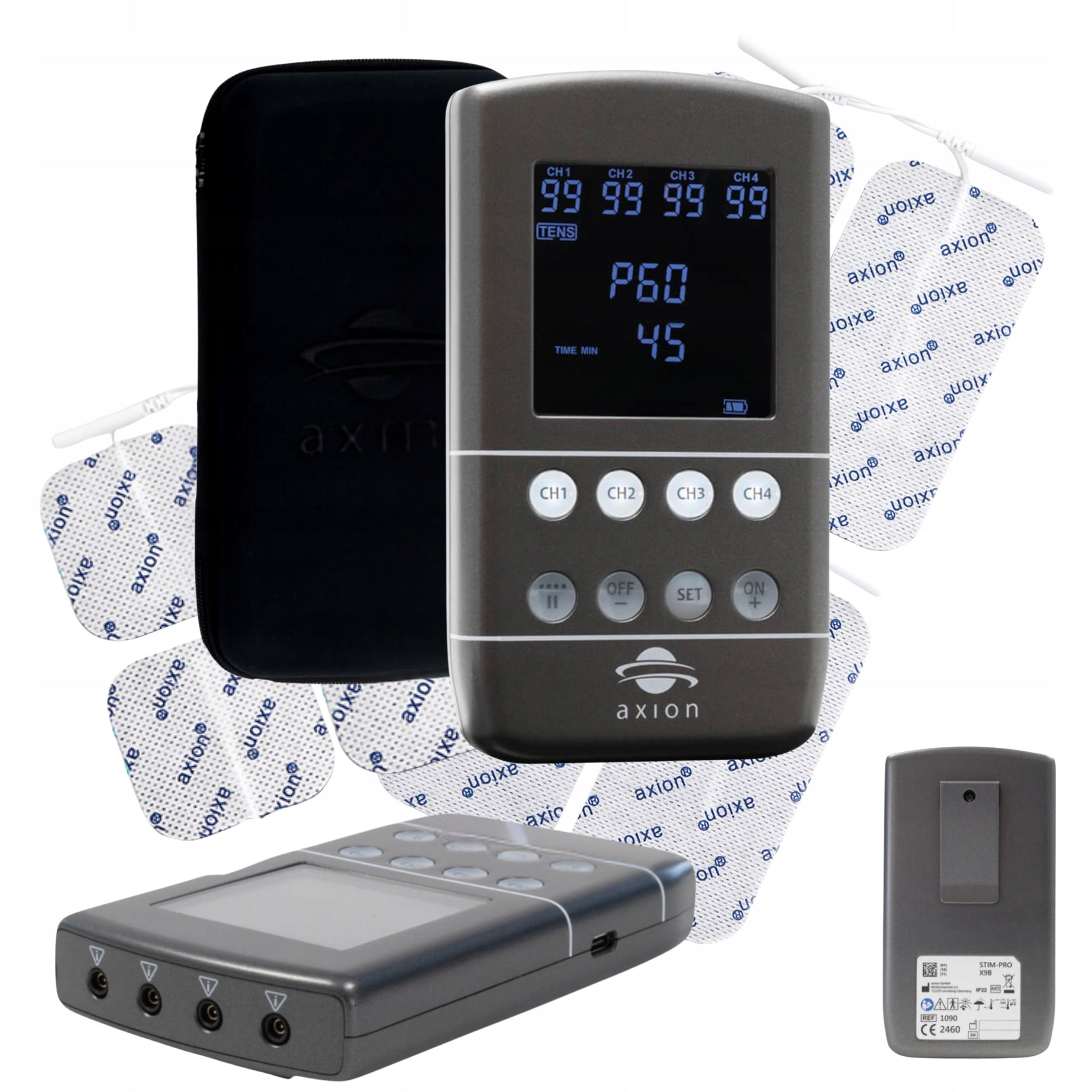 TENS EMS Muscle and Nerve Electrostimulator Multifunction Pain Relief 4in1
