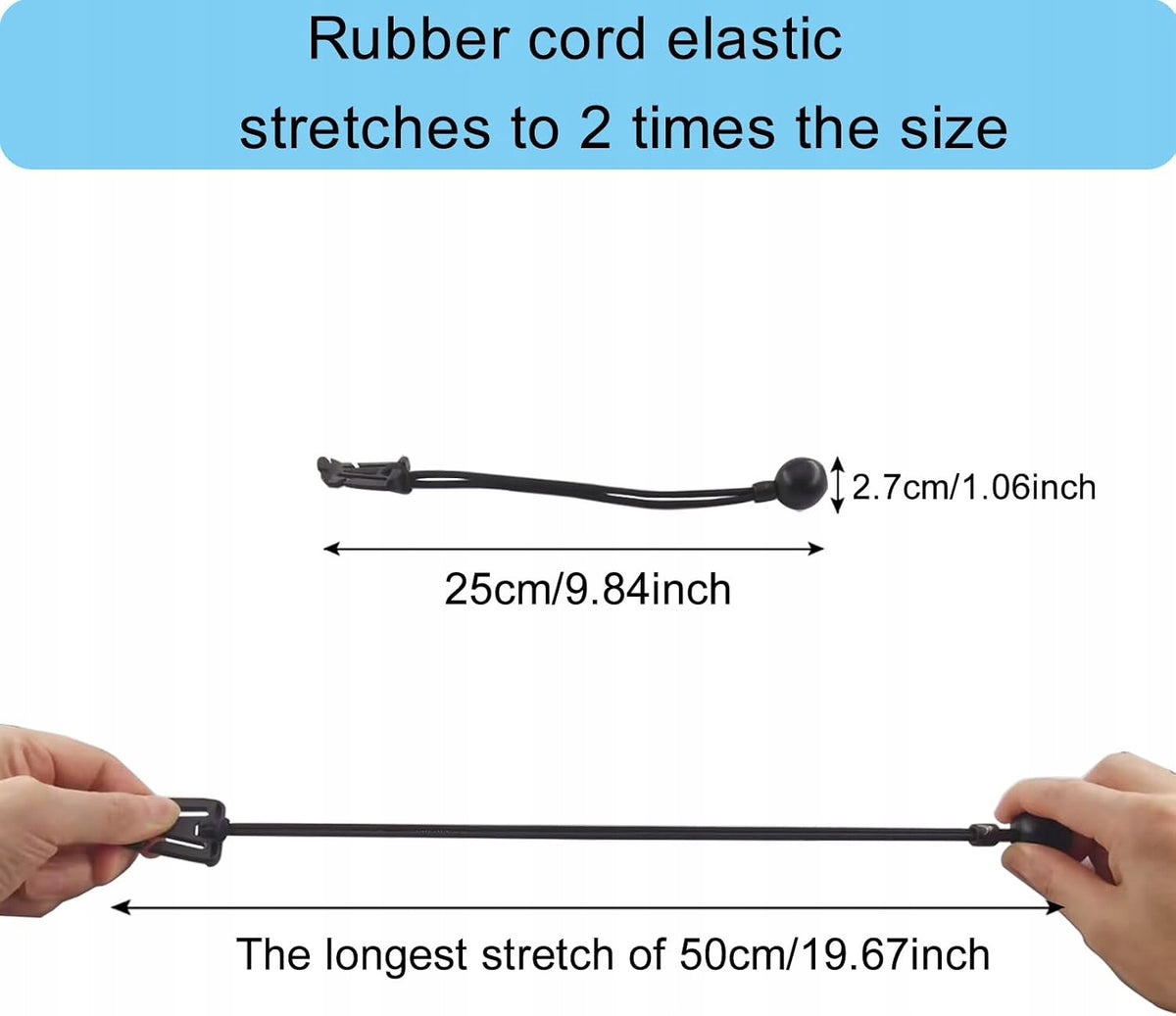 TENSION BANDS WITH BALL 20 PCS FOR TENT TARPAULINS Manufacturer code GUMKI NAPINAJĄCE KULKĄ PLANDEKI NAMIOTY