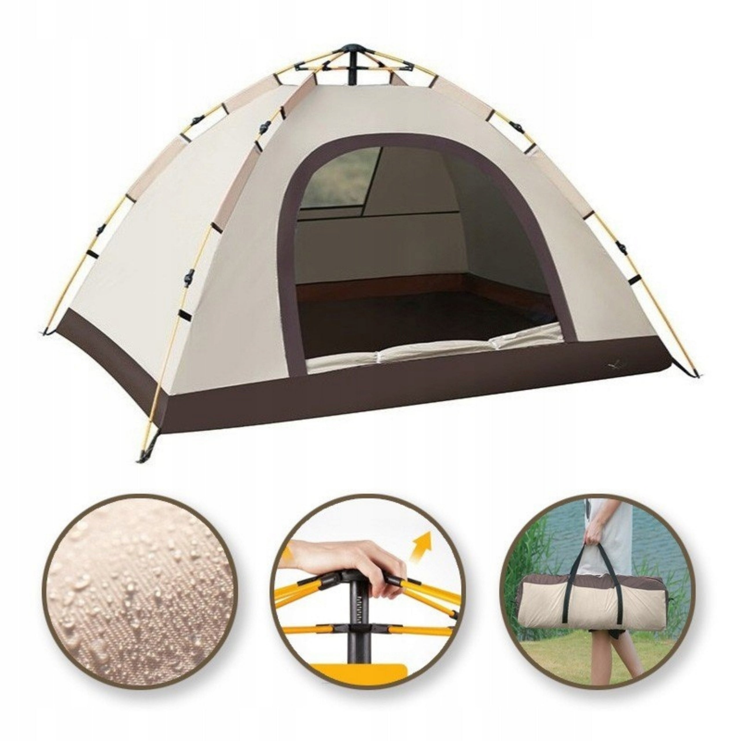 TENT 2-3 PERSON SELF UNFOLDING Lightweight Camping Waterproof Vending Machine Number of people 2