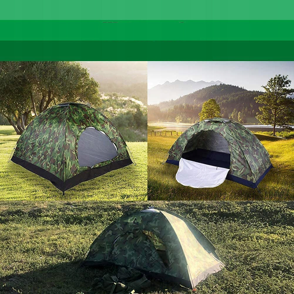 TENT 2 PERSON CAMOUFLAGE WITH TROPICAL TOURIST LIGHT HANDY MOSQUITO NET Waterproofness less than 1500 mm