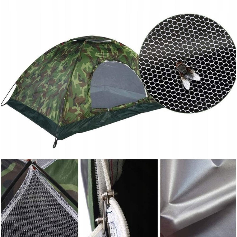 TENT 2PERSON FISHING HIKING MILITARY QUICKLY UNFOLDED 60x10x15cm Brand Epifit