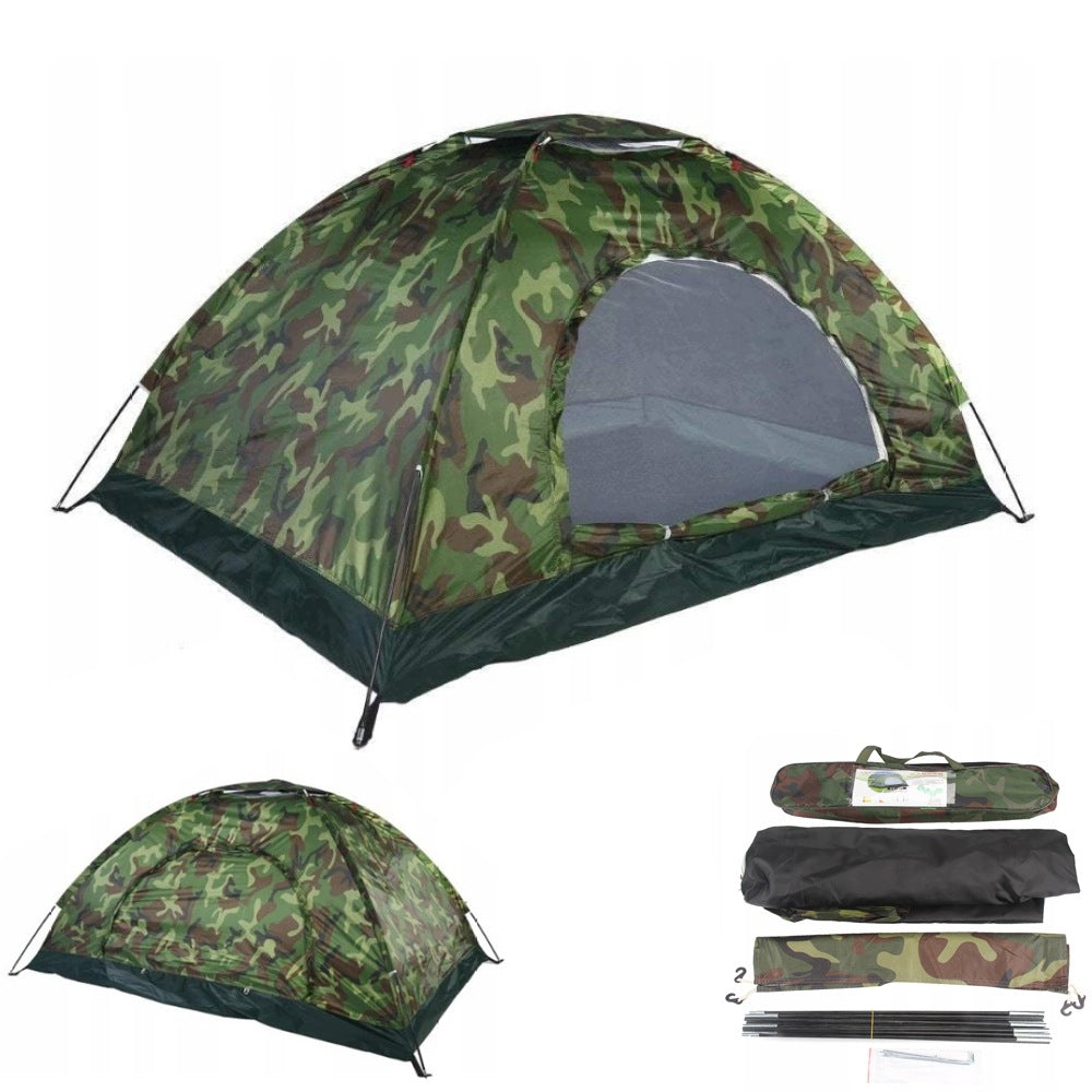 TENT 2PERSON FISHING HIKING MILITARY QUICKLY UNFOLDED 60x10x15cm