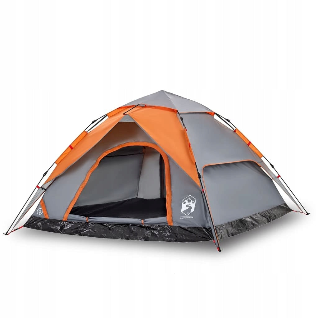 TENT 5-PERSON GREY-ORANGE QUICK UNFOLDING Color other
