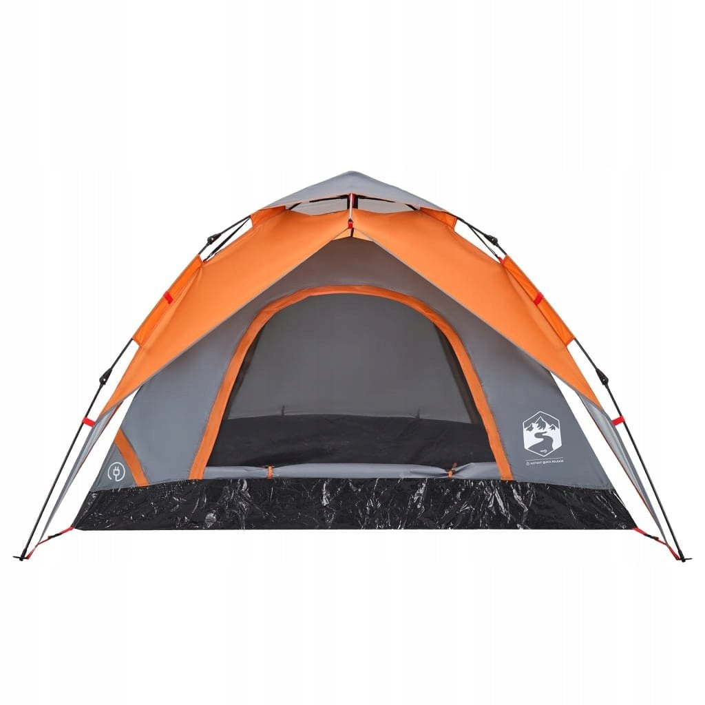 TENT 5-PERSON GREY-ORANGE QUICK UNFOLDING Manufacturer code 4004187