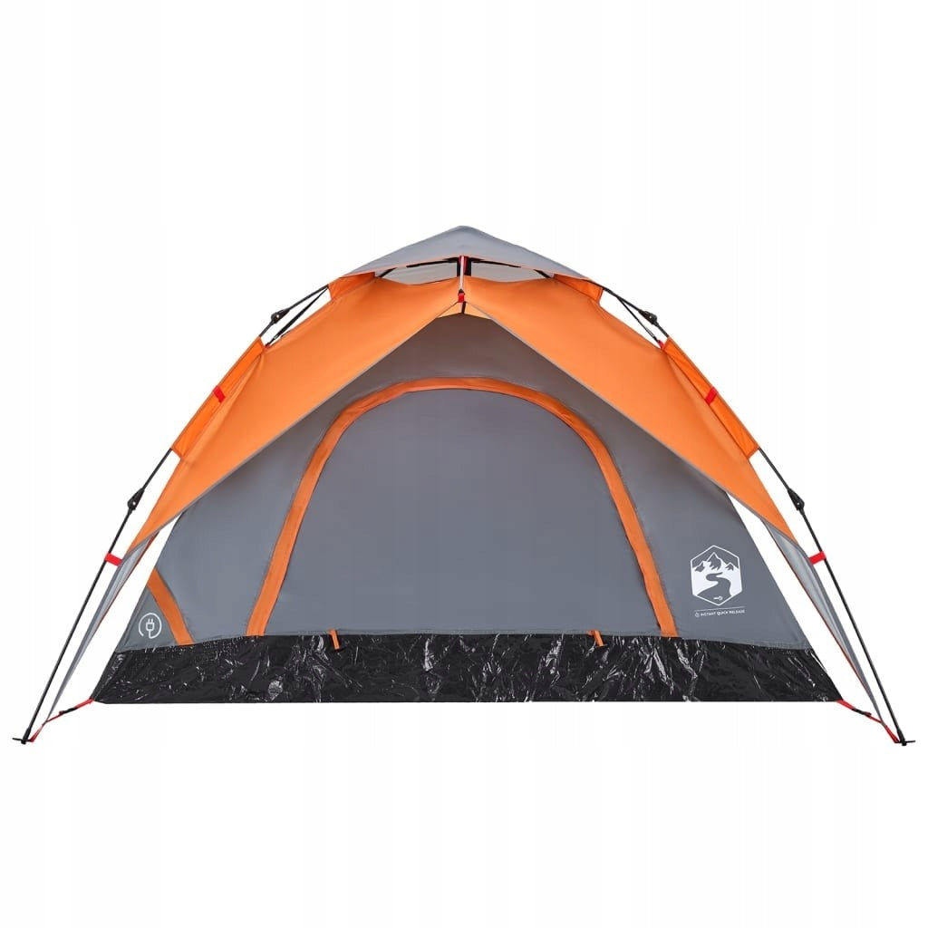 TENT 5-PERSON GREY-ORANGE QUICK UNFOLDING Model 4004187