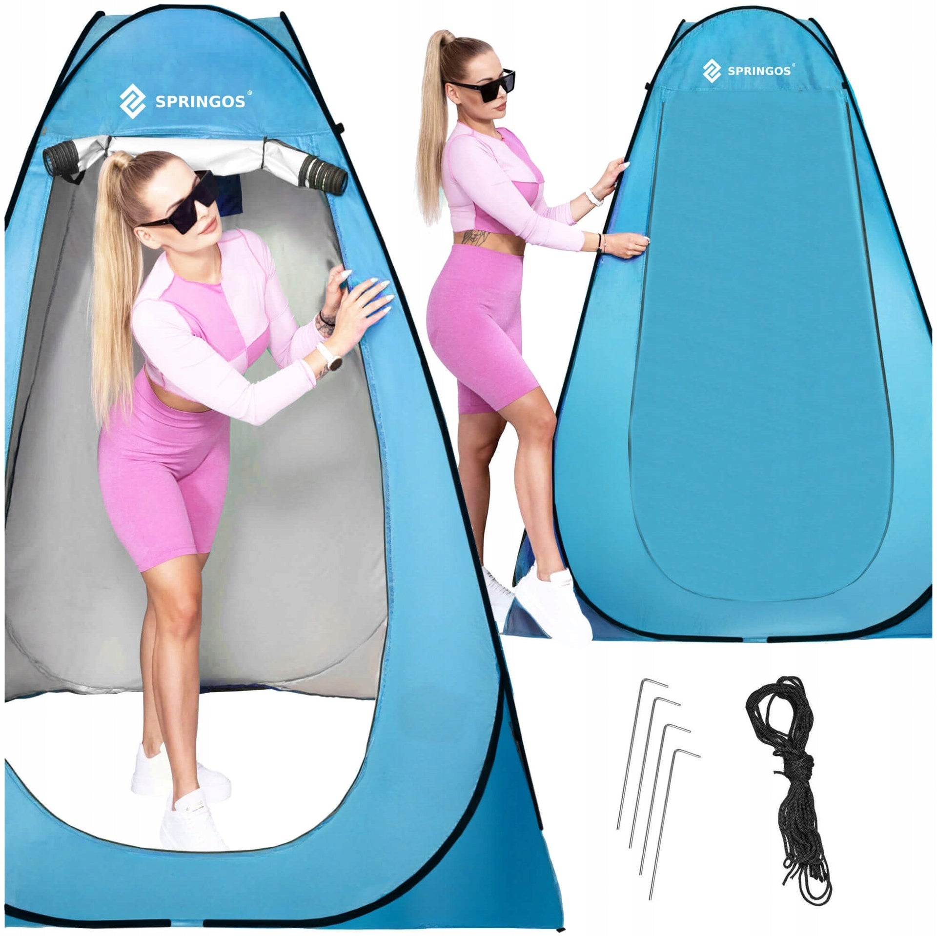 TENT CHANGING ROOM SHOWER BEACH TOILET SELF-FOLDING SCREEN LARGE Packaging status original