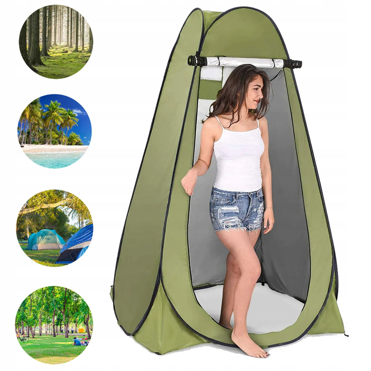 TENT CHANGING ROOM TOURIST PORTABLE TOILET FOR CAMPING BEACH POP-UP Manufacturer code 4069443189341