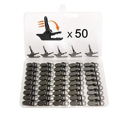 TENT CLIPS WATERPROOF FABRIC CAMPING 50 PCS FOR HOME GIFT