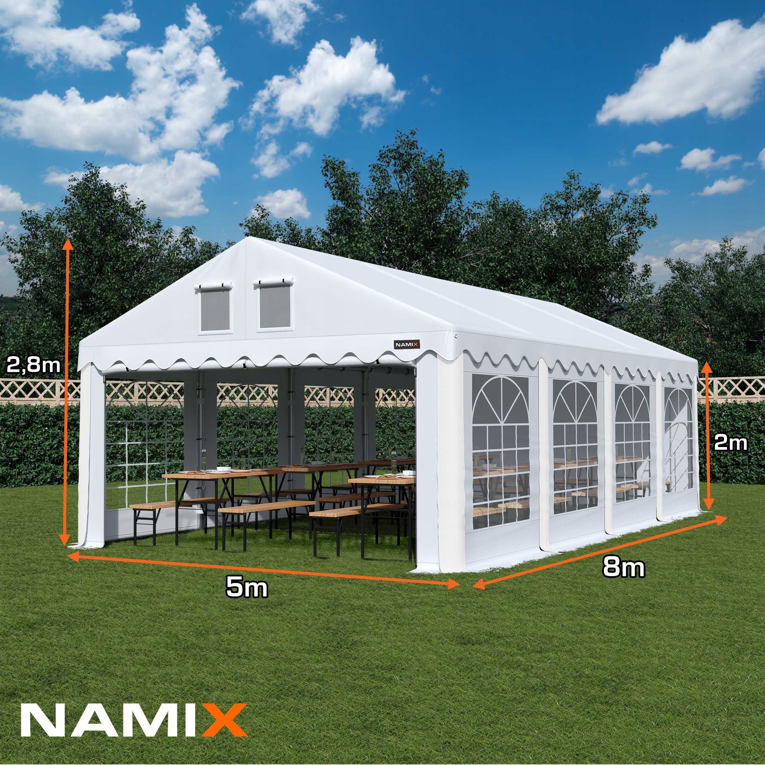 TENT COMFORT 5x8 party garden VARIOUS COLORS Packaging status original