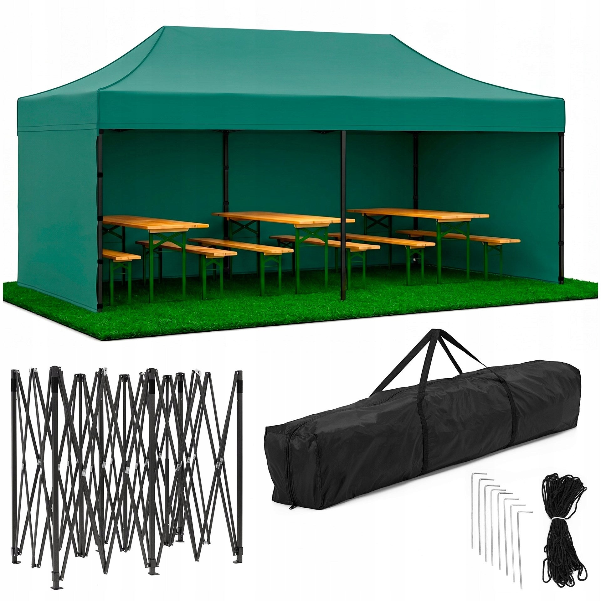TENT COMMERCIAL PAVILION EXPRESS GARDEN PARTY 3x6 CATERING