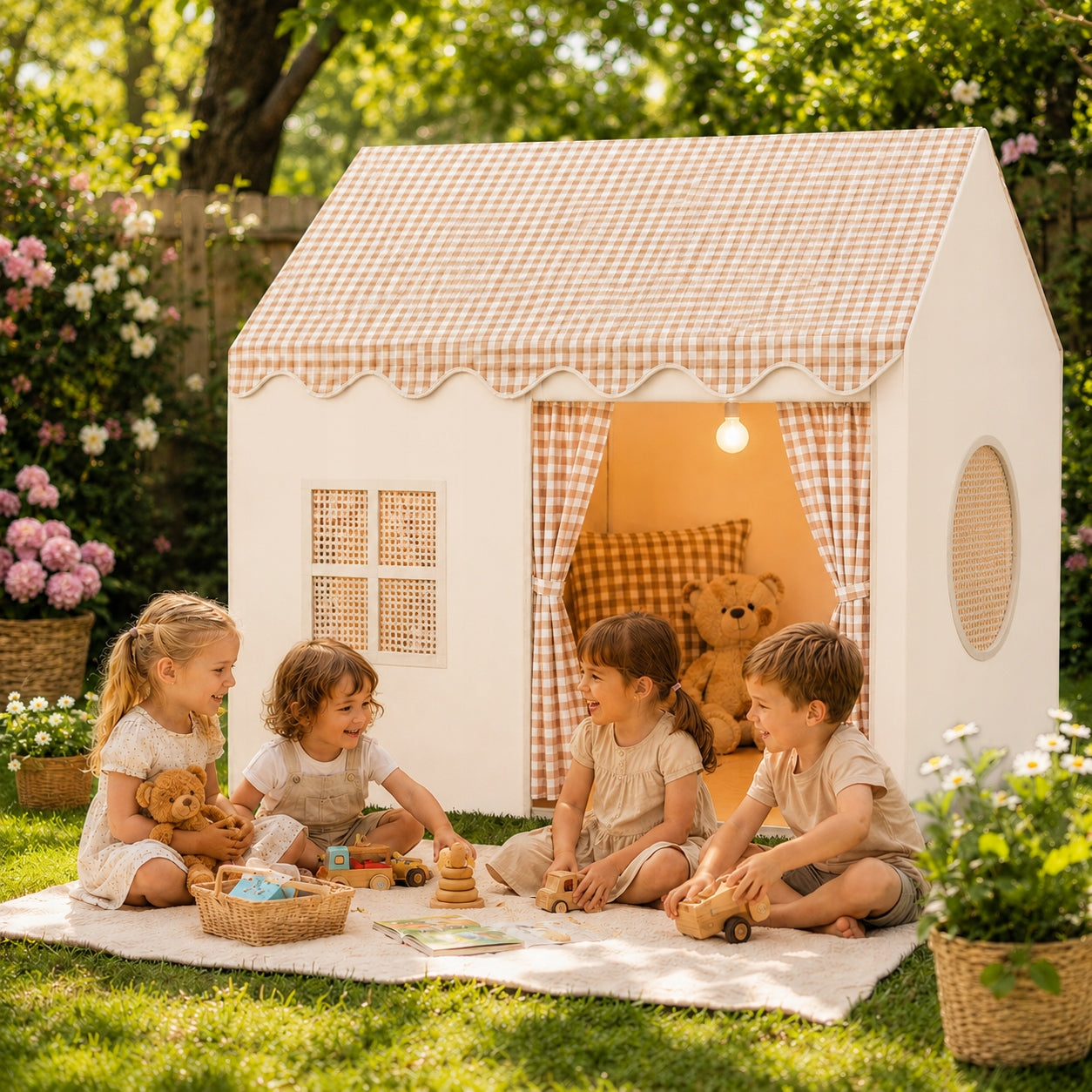 TENT COTTAGE FOR CHILDREN HOME GARDEN ROOM PALACE FOR CHILDREN TIPI Manufacturer code Namiot dla dzieci do domu i ogrodu