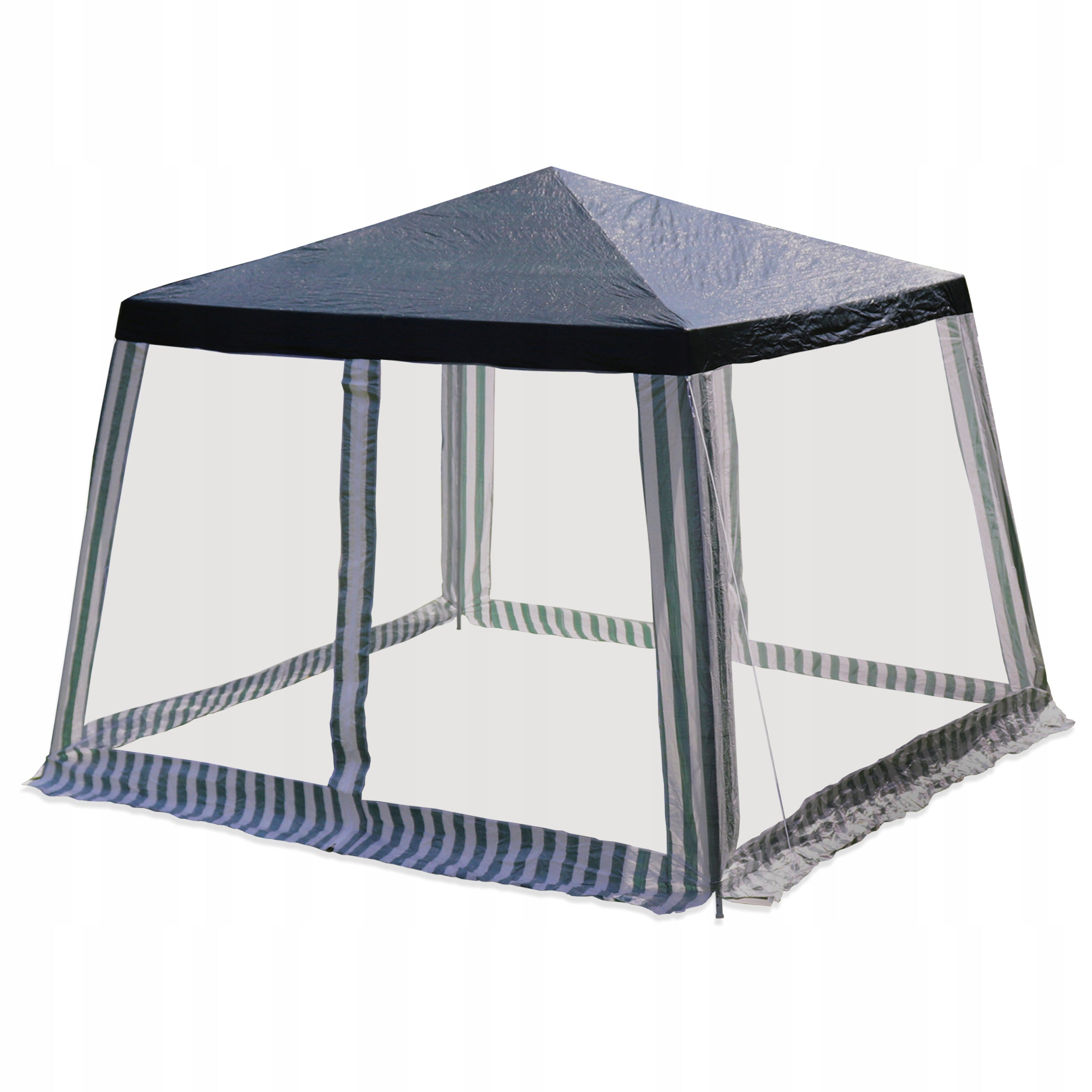 TENT GARDEN PAVILION COMMERCIAL GAZEBO STRONG 2,4x3 + 4 WALLS MOSQUITO NET Packaging status original
