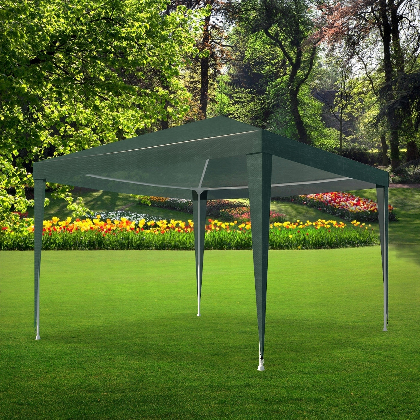 TENT GARDEN PAVILION Gazebo 3 x 3m + 4 SIDE WALLS For Terrace Garden Manufacturer Gotel