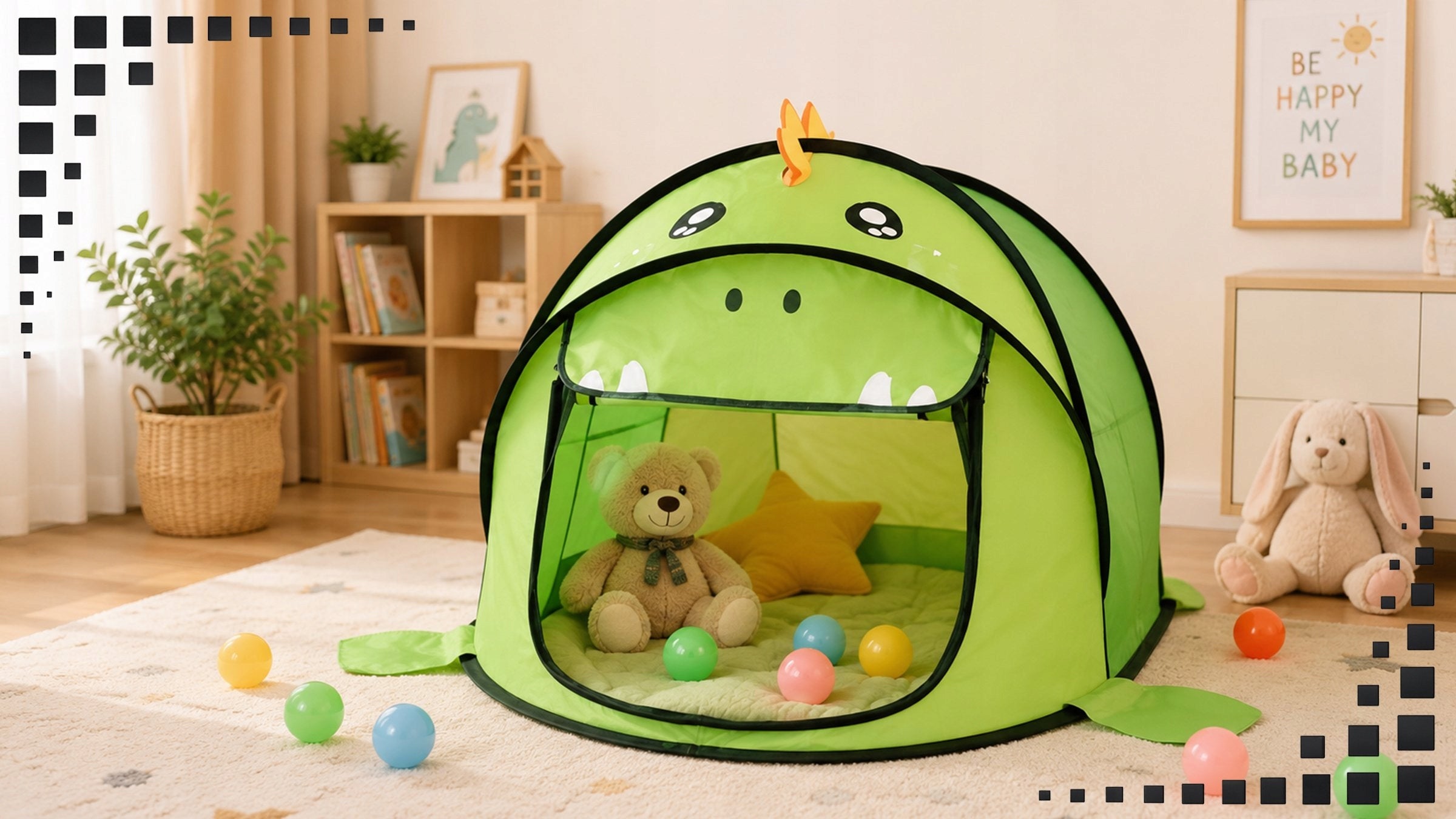 TENT SELF-FOLDING BEACH GARDEN HOUSE FOR CHILDREN'S GARDEN HOUSE Brand Przydasie.pl