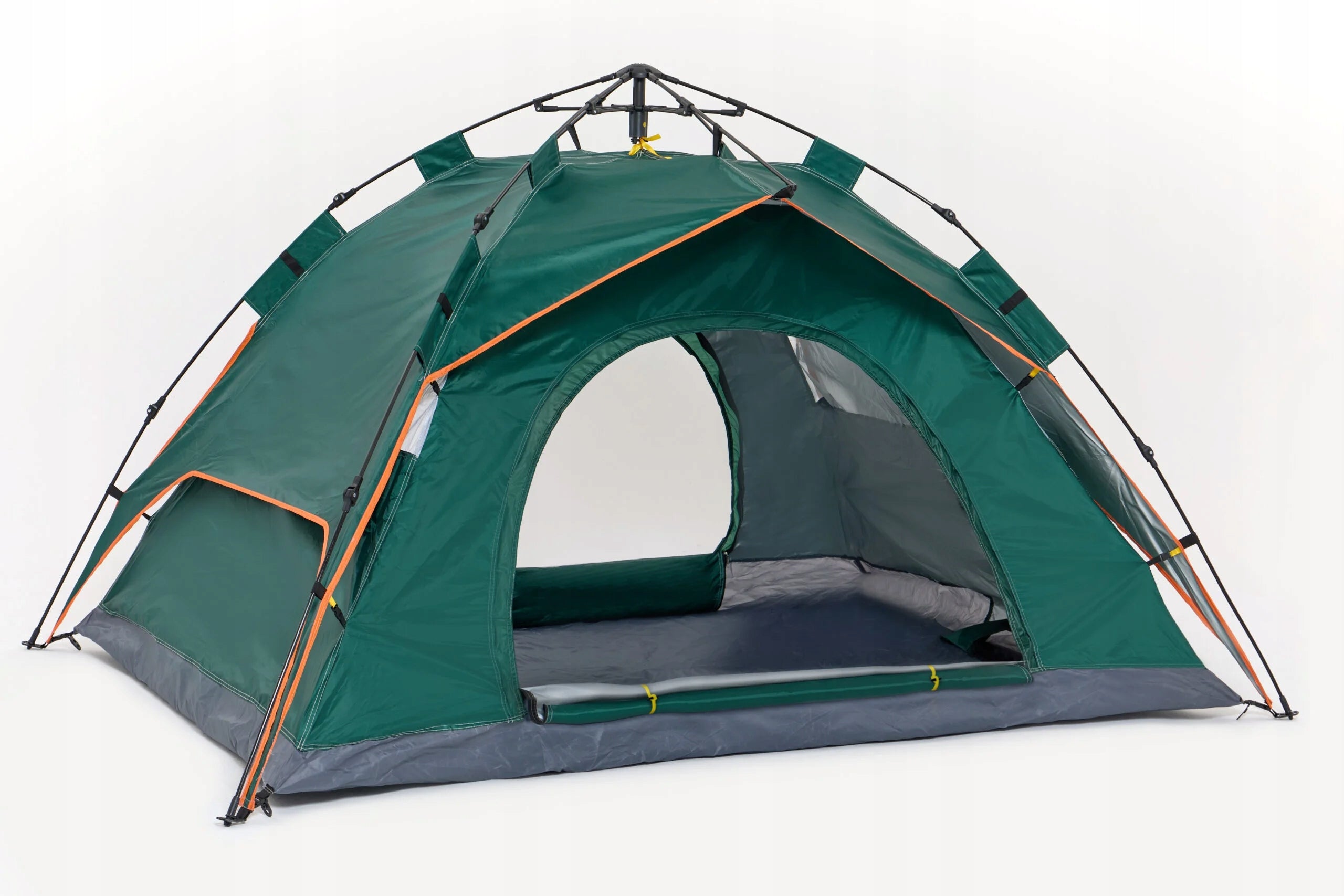 TENT SELF-FOLDING TOURIST CAMPING VENDING MACHINE 5 SECONDS POP UP Color green