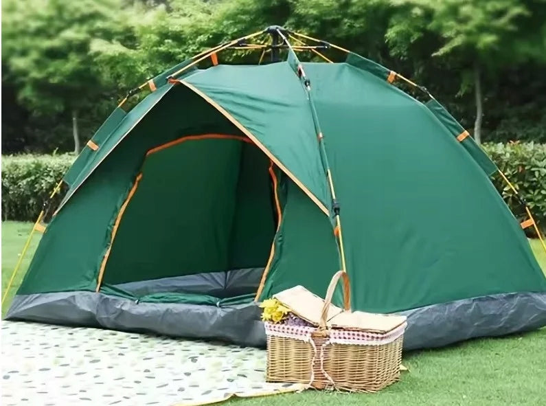 TENT SELF-FOLDING TOURIST CAMPING VENDING MACHINE 5 SECONDS POP UP Number of people 3