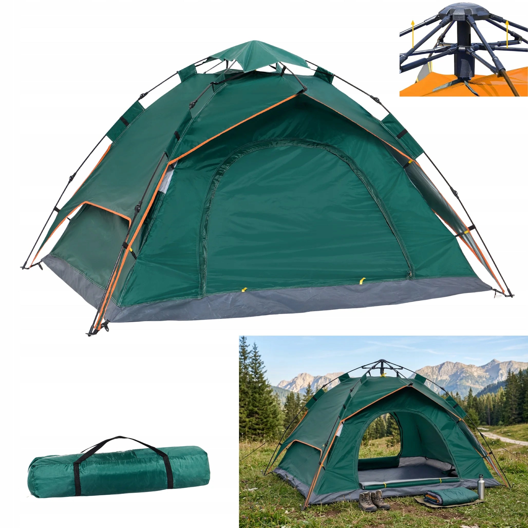 TENT SELF-FOLDING TOURIST CAMPING VENDING MACHINE 5 SECONDS POP UP