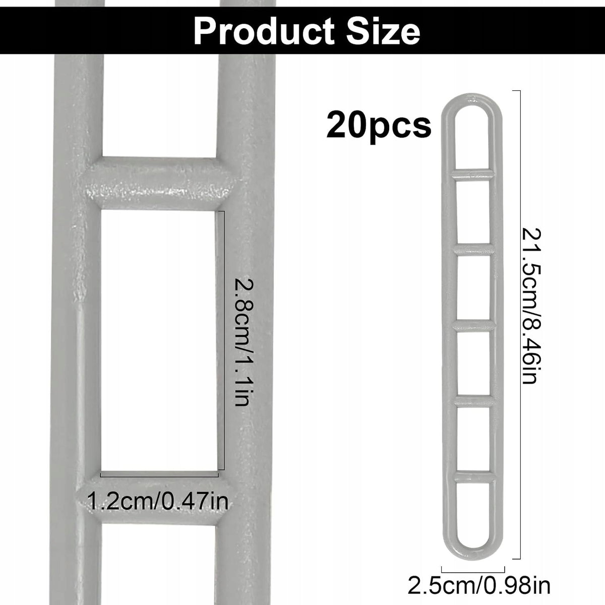 TENT TENSIONERS SET OF 20 PCS PCW FASTENERS Manufacturer code NAPINACZE NAMIOTOWE ELEMENTY MOCUJĄCE ZE