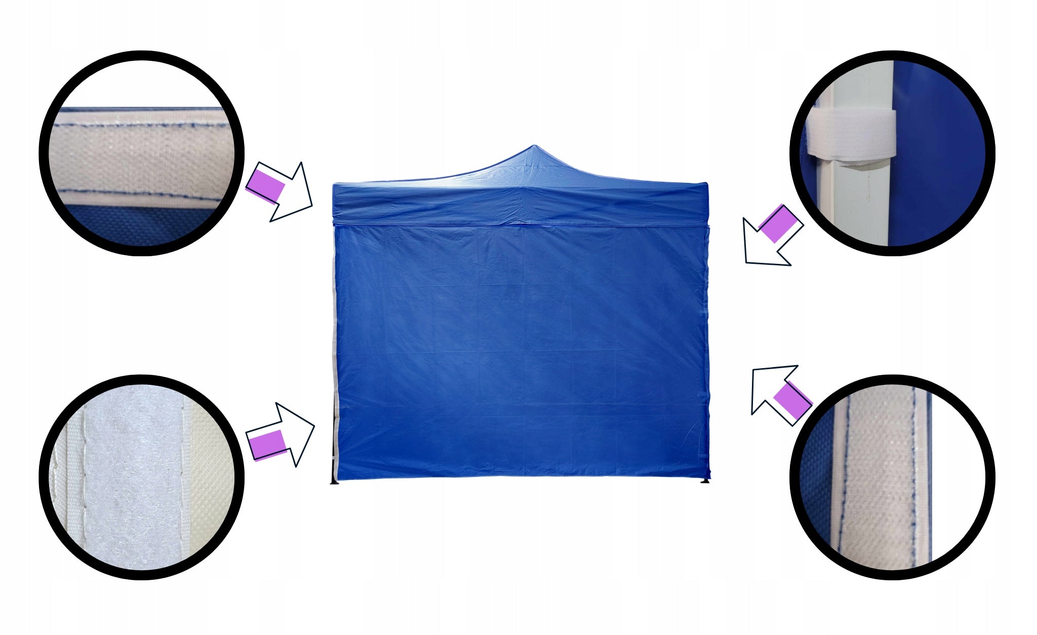 TENT TITANIUM 2x3 BLUE commercial pavilion strong garden express Manufacturer Namaxa