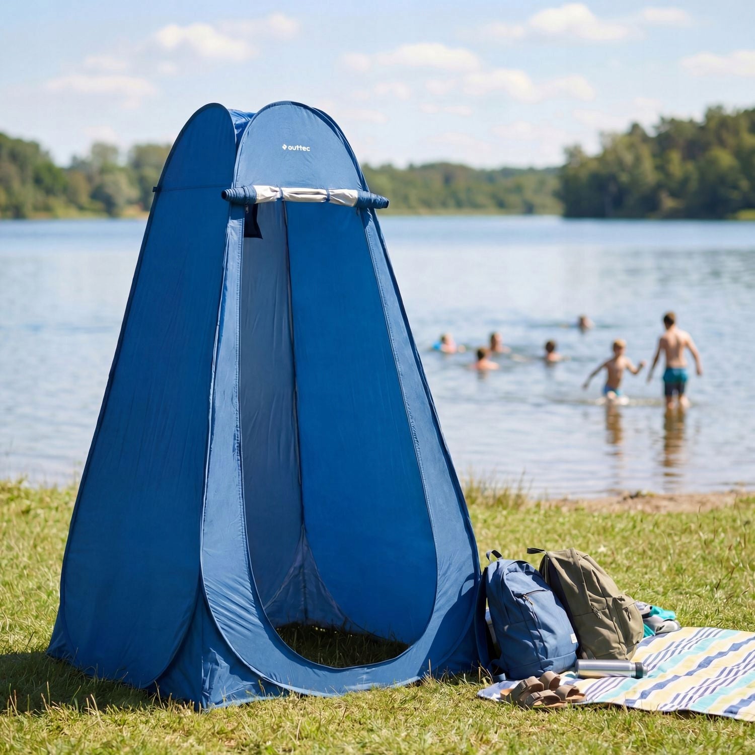 TENT TOILET SHOWER CHANGING ROOM PORTABLE CAMPING OUTTEC Number of people 1