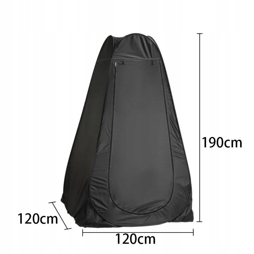 TENT TOURIST CHANGING ROOM PORTABLE CAMPING TOILET BEACH 190cm Manufacturer code Przebieralnia Czarna 120cm