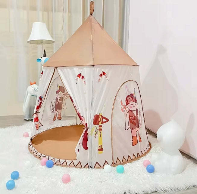 TENT for Children for the House of Peace Cottage Palace Castle Wigwam INDIAN TIPI Brand Bisky