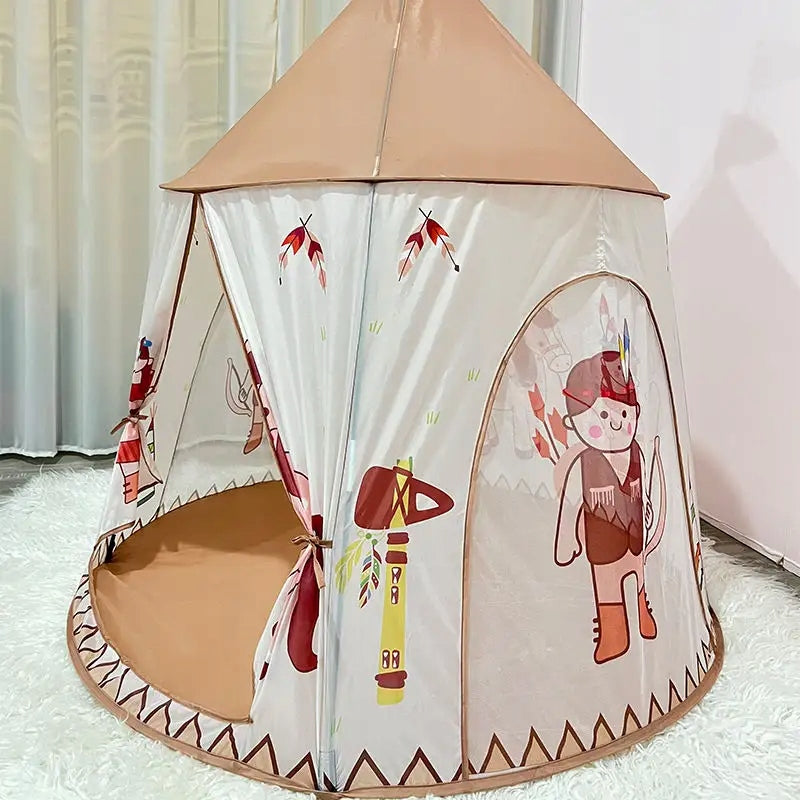 TENT for Children for the House of Peace Cottage Palace Castle Wigwam INDIAN TIPI Kid's age 3＋ years
