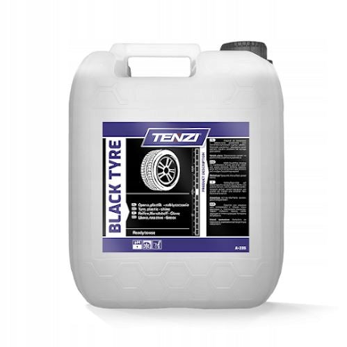 TENZI BLACK TYRE FOR POLISHING TIRES AND PLASTIC ELEMENTS 5 L